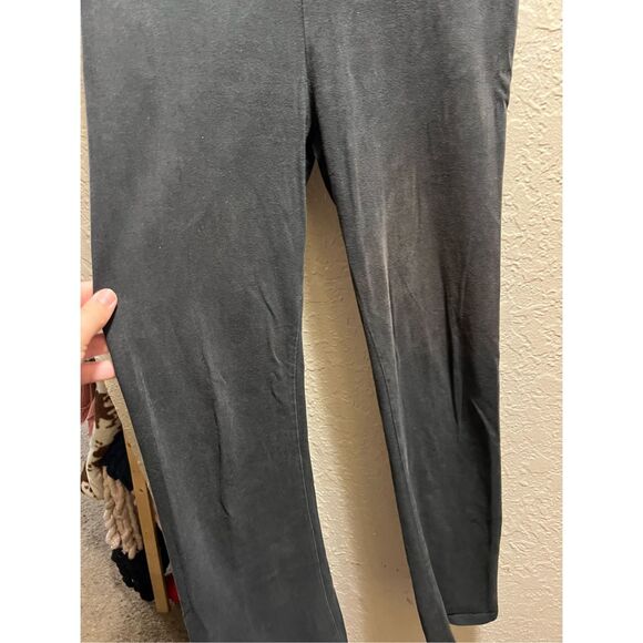 Victorias Secret Black With Grey Band Bootcut Leggings Woman’s Size Medium-Disco - Picture 6 of 14